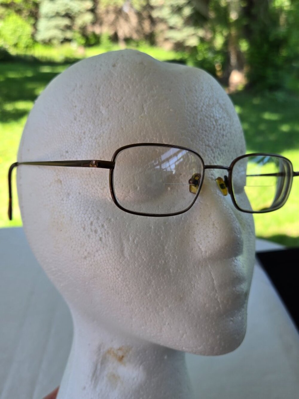 Hilco SG302 Eyeglass Frames Bronze Metal Z87-2 52-19-140 Unisex